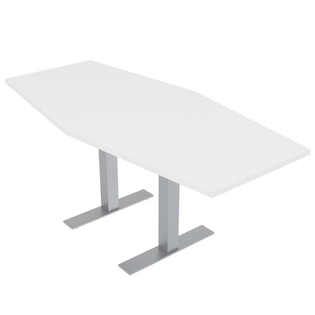 Skutchi Designs 33.5 in W, 69.5 in L, 29 in H, Engineered Wood Top, White HAR-HEX.IR-34x70-T-XD09
